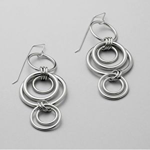 Steel earrings